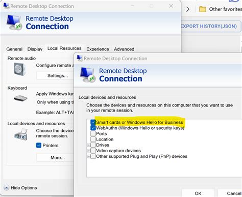 remote desktop connection asking for smart card|Smart Card Reader not detected on rem.